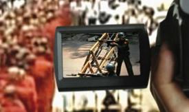 Scene from the film Burma VJ