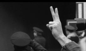 Scene from the film The Last "V“ of Václav Havel