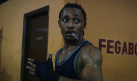 Scene from the film Boxing Libreville