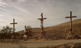 Scene from the film Jesus Town, USA
