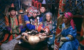 Scene from the film Johanna d‘Arc of Mongolia