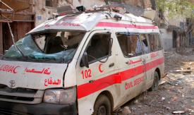 Scene from the film Ambulance