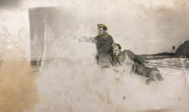 Scene from the film Who was Here?