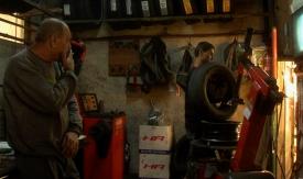 Scene from the film The Roof