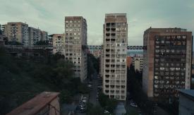 Scene from the film Lift Lady