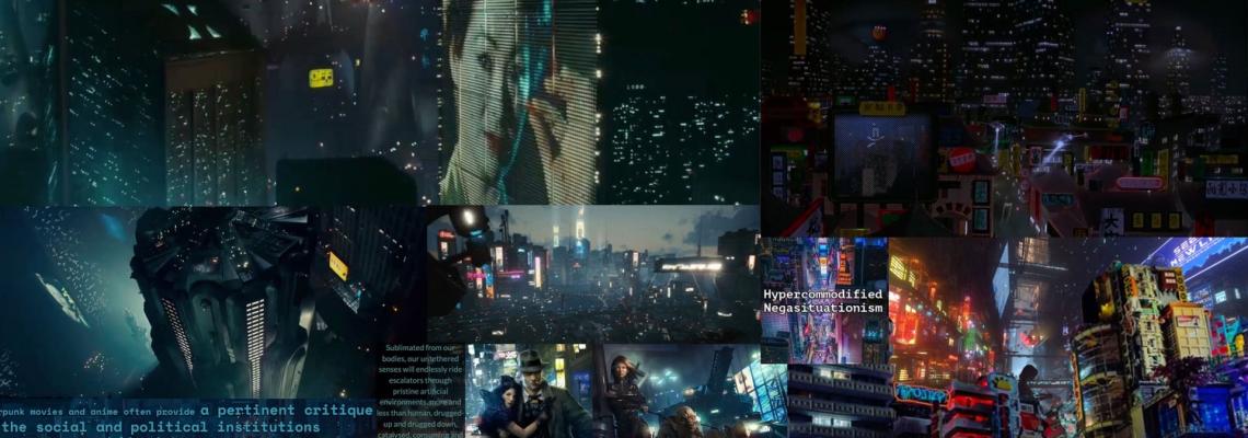 Scene from the film The Future … Is Just Like You Imagined