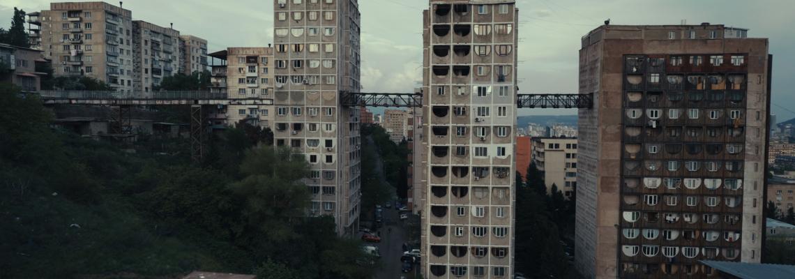 Scene from the film Lift Lady