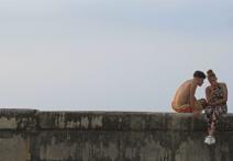 Scene from the film The Leap